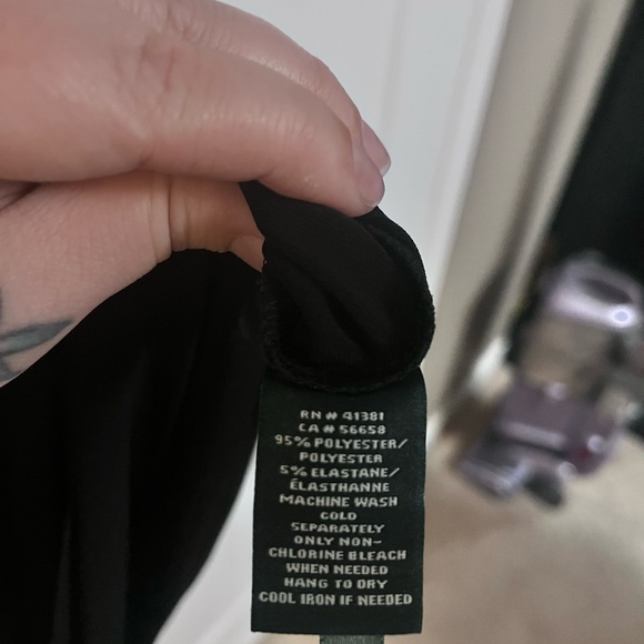 NWT Ralph Lauren Elegant Black Midi Dress - Picture 4 of 4